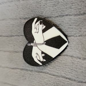 Funny Enamel Pin | Bondage Heart